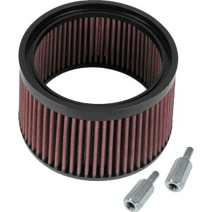 �yUSA�݌ɂ���z S&S Cycle 1in Taller Pleated Stealth Air Filter Kit ssc170-0127 HD�X