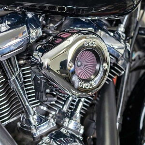 �yUSA�݌ɂ���z S&S Cycle 2017+ M8 Models Stealth Air Stinger Kit w/ Chrome Teardrop ssc170-0717A HD�X