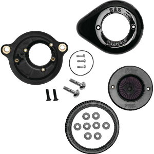 �yUSA�݌ɂ���z S&S Cycle 2017+ M8 Models Stealth Air Stinger Kit w/ Gloss Black ssc170-0718A HD�X