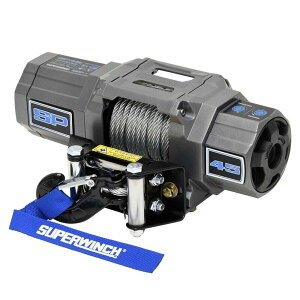 �yUSA�݌ɂ���z Superwinch 4500 LBS 12V DC 15/64in x 40ft Steel Rope Roller Fairlead SP 45 Winch suw1145240 HD�X