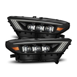 �yUSA�݌ɂ���z AlphaRex 15-17 Ford Mustang NOVA Series LED Projector Headlights Blk arx880144 HD�X