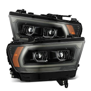 �yUSA�݌ɂ���z AlphaRex 19-22 Ram 1500 LUXX LED Projector Headlights Alpha Black arx880575 HD�X