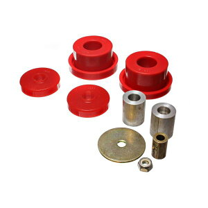 �yUSA�݌ɂ���z Energy Suspension 08-10 Chrysler Challenger/07-10 Charger RWD Red Rear Diff Mount Bushing Set eng5.1115R HD�X