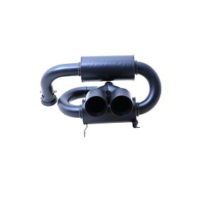 �yUSA�݌ɂ���z Gibson 2024 Cam-Am Maverick R 4in. T304 Stainless Round Dual Wall Slash-Cut Tip - Black Ceramic gib98057 HD�X