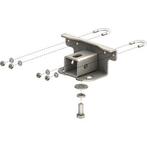 �yUSA�݌ɂ���z KFI 16+ Yamaha Kodiak 700 4x4/ 09-14 Grizzly 550/ 07-18 Grizzly 700 2 in. Receiver Hitch Rear kfi101280 HD�X
