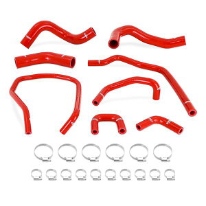 �yUSA�݌ɂ���z Mishimoto 04-10 Infiniti QX56 / 04-14 Titan Silicone Coolant Hose Kit - Red misMMHOSE-TTN-04RD HD�X