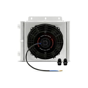 �yUSA�݌ɂ���z Mishimoto Universal Oil Cooler Kit 23 Row Cooler and 1in x 8in Fan misMMOC-23-K HD�X