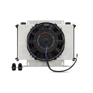 �yUSA�݌ɂ���z Mishimoto Universal Oil Cooler Kit 25-Row Cooler and 1x 8in Fan misMMOC-25-K HD�X