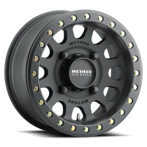 �yUSA�݌ɂ���z Method MR401 UTV Beadlock 15x7 / 5+2/38mm Offset / 5x4.5 / 72 CB Matte Black Wheel mrwMR40157012552B HD�X