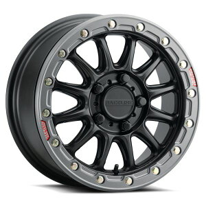 �yUSA�݌ɂ���z Raceline A14BG Alpha 15x10in/5x114.3 BP/25mm Offset/68mm Bore - Black & Gunmetal Ring Beadlock Wheel rclA14BG-51012+25 HD�X