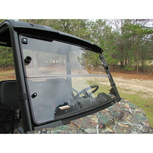 �yUSA�݌ɂ���z Seizmik 15-23 Polaris Ranger 500/ 570/ EV Mid-Size Windshield Versa-Fold Non-Coat szm50-24003KIT HD�X