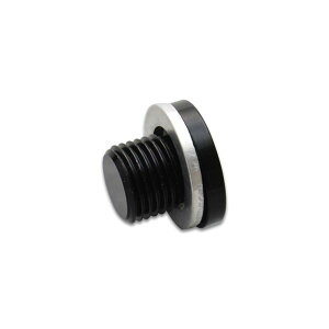 �yUSA�݌ɂ���z Vibrant M10 x 1.0 Metric Aluminum Port Plug with Crush Washer vib16660 HD�X