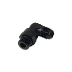 �yUSA�݌ɂ���z Vibrant -10AN Male Flare to Male -8 ORB Swivel 90 Degree Adapter - Anodized Black vib16967 HD�X