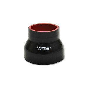 �yUSA�݌ɂ���z Vibrant 4 Ply Reducer Couper 4.0in ID x 3.50in ID x 4.50in Long - Black vib19741 HD�X
