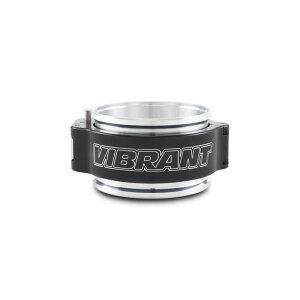 �yUSA�݌ɂ���z Vibrant 3in O.D. Aluminized HD 2.0 Clamp Assembly - Anodized Black vib32516 HD�X