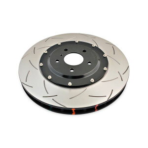 �yUSA�݌ɂ���z DBA 09-11 Nissan GTR R-35 Front Slotted 5000 Series 2 Piece Rotor Assembled w/ Black Hat dbaDBA52320BLKS HD�X