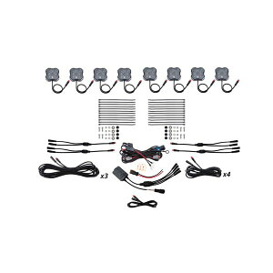 �yUSA�݌ɂ���z Diode Dynamics Stage Series RGBW LED Rock Light Kit (8-pack) dioDD7744C HD�X