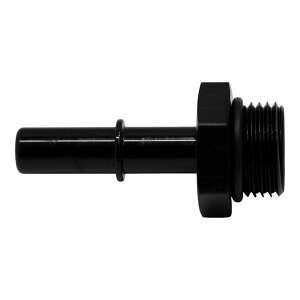 �yUSA�݌ɂ���z DeatschWerks 8AN ORB Male to 3/8in Male EFI Quick Connect Adapter - Anodized Matte Black dwk6-02-0115-B HD�X
