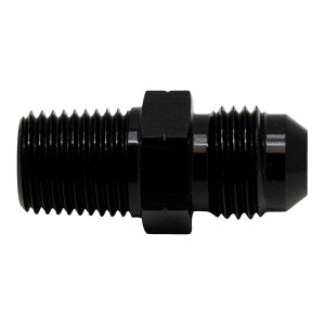 �yUSA�݌ɂ���z DeatschWerks 6AN Male Flare to 1/4in Male NPT Adapter - Anodized Matte Black dwk6-02-0901-B HD�X