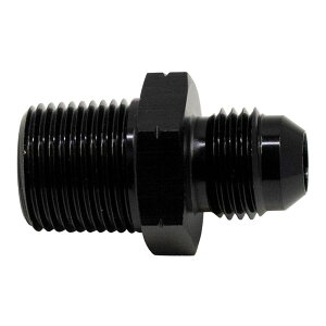 �yUSA�݌ɂ���z DeatschWerks 6AN Male Flare to 3/8in Male NPT Adapter - Anodized Matte Black dwk6-02-0902-B HD�X