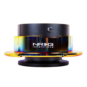 �yUSA�݌ɂ���z NRG Quick Release Gen 2.5 - Black Body / Neochrome Ring nrgSRK-250BK/MC HD�X