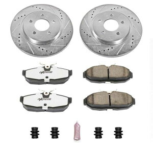 �yUSA�݌ɂ���z Power Stop 05-11 Ford Mustang Rear Z26 Street Warrior Brake Kit psbK1384-26 HD�X