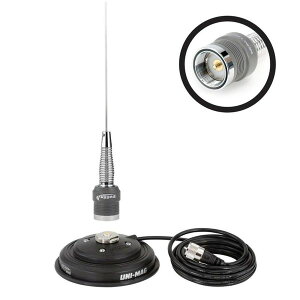 �yUSA�݌ɂ���z Rugged Radios VHF 1/2 Wave No Ground Plane (NGP) Antenna Kit with Magnetic Mount rgdANT-SPARE-MAG-KIT-V HD�X