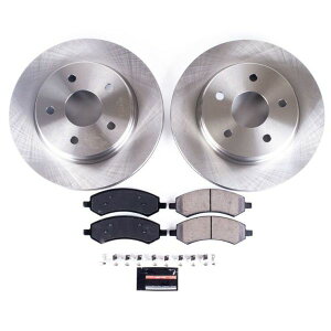�yUSA�݌ɂ���z Power Stop 07-09 Chrysler Aspen Front Autospecialty Brake Kit psbKOE2163 HD�X