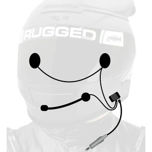 �yUSA�݌ɂ���z Rugged Radios Wired Offroad and STX Stereo - Helmet Kit w/Alpha Audio Speakers and Mic rgdHK-UNI HD�X