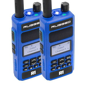 �yUSA�݌ɂ���z Rugged Radios 2 PACK - Rugged R1 - Business Band Two Way Handheld Radio - Digital and Analog rgdR1-2-PACK HD�X