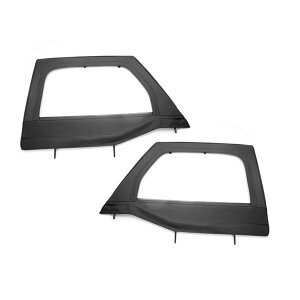 �yUSA�݌ɂ���z Rugged Ridge Upper Soft Door Kit Front Black Diamond 07-18 Jeep Wrangler JK rug13711.15 HD�X