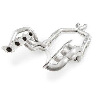 �yUSA�݌ɂ���z Stainless Power 2011-14 Mustang GT Headers 1-7/8in Primaries High-Flow Cats 3in X-Pipe sswSM11HCATX HD�X