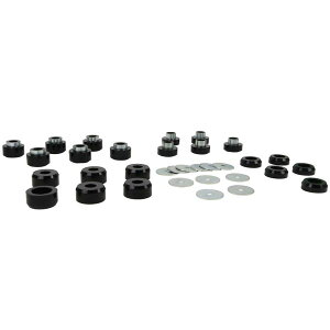 �yUSA�݌ɂ���z Whiteline 1997-2006 Jeep Wrangler Body Mount Bushing Set whlW93547 HD�X