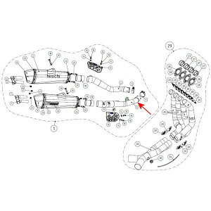 AN|rb` AKRAPOVIC NpCv Ep 12Nȍ~ jW ZX-14R XeX L-K14SO3R HDX