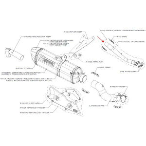 AN|rb` AKRAPOVIC IvViNpCv 08Nȍ~ CB1000R L-H10SO5L/1 HDX