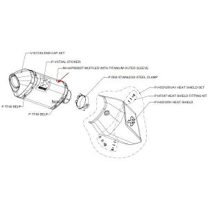 AN|rb` AKRAPOVIC yATCT[ AP-TYPE E1dl 10N-11N hDJeB eBXg[_1200 `^ M-HAP00202T HDX