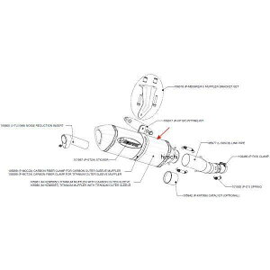 AN|rb` AKRAPOVIC yATCT[ Z-TYPE E1dl GSX-R750 J[{ 60/350/70X50 M-HZ00505C HDX