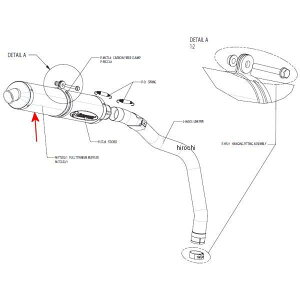 AN|rb` AKRAPOVIC yATCT[ XbvIp 03N-04N CBR600RR `^ M-TTLR2/1 HDX