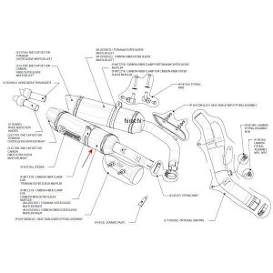 AN|rb` AKRAPOVIC yATCT[ Z-TYPE E 09N-11N YZF-R1 J[{ (50/320/58) M-Z03305C HDX