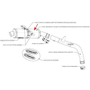 AN|rb` AKRAPOVIC yATCT[ 05N CBR600RR MS-H6SO8-LT HDX