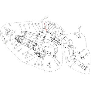 AN|rb` AKRAPOVIC fBX^XO YZF-R1 P-DR71 HDX