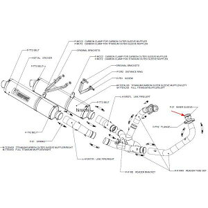 AN|rb` AKRAPOVIC yAtW 02N-06N VTR1000SP-2 P-FH2 HDX