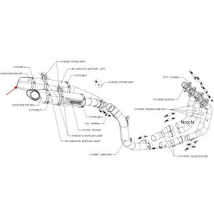 1860-0216 アクラポビッチ AKRAPOVIC リペアエンドキャップ 07年-08年 YZF-R1 カーボン V-EC59 HD店
