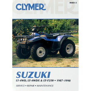 yUSA݌ɂz -2 NC}[ Clymer }jA  87N-98N XYL LT-4WDX/LT-F250 M483 HDX