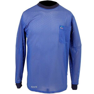 【メーカー在庫あり】 IK-932 コミネ KOMINE クールファストインストラクターメッシュジャージ 青/ネイビー Lサイズ 4580160640804 HD店