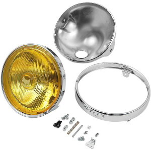 【メーカー在庫あり】 マーシャル MARCHAL ヘッドライト 889 ドライビングランプ フルキット 180φ 汎用 黄/メッキ 800-8016 HD店