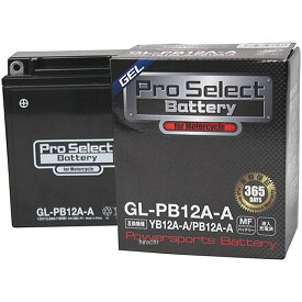 プロセレクト PROSELECT バイク用 バッテリー ジェルタイプ GL-PB12A-A YB12A-A互換 (液入り充電済み) PSB131 HD店