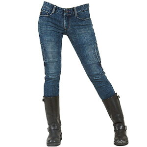 ラフ&ロード 秋冬モデル uglyBROS モトパンツ SIDE KICK レディース 青 26インチ UB1014BL1 HD店
