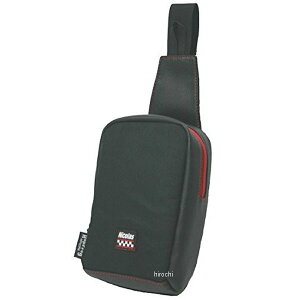 モータウン MOTOWN ポケットボディバッグ H200xW140xD60mm ステッチレッド PBB86-SR HD店