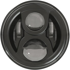 【USA在庫あり】 JWスピーカー J.W. Speaker LED ヘッドライト 7インチ EVO2 デュアルバーン 8700 リング有り 黒 2001-1548 HD店